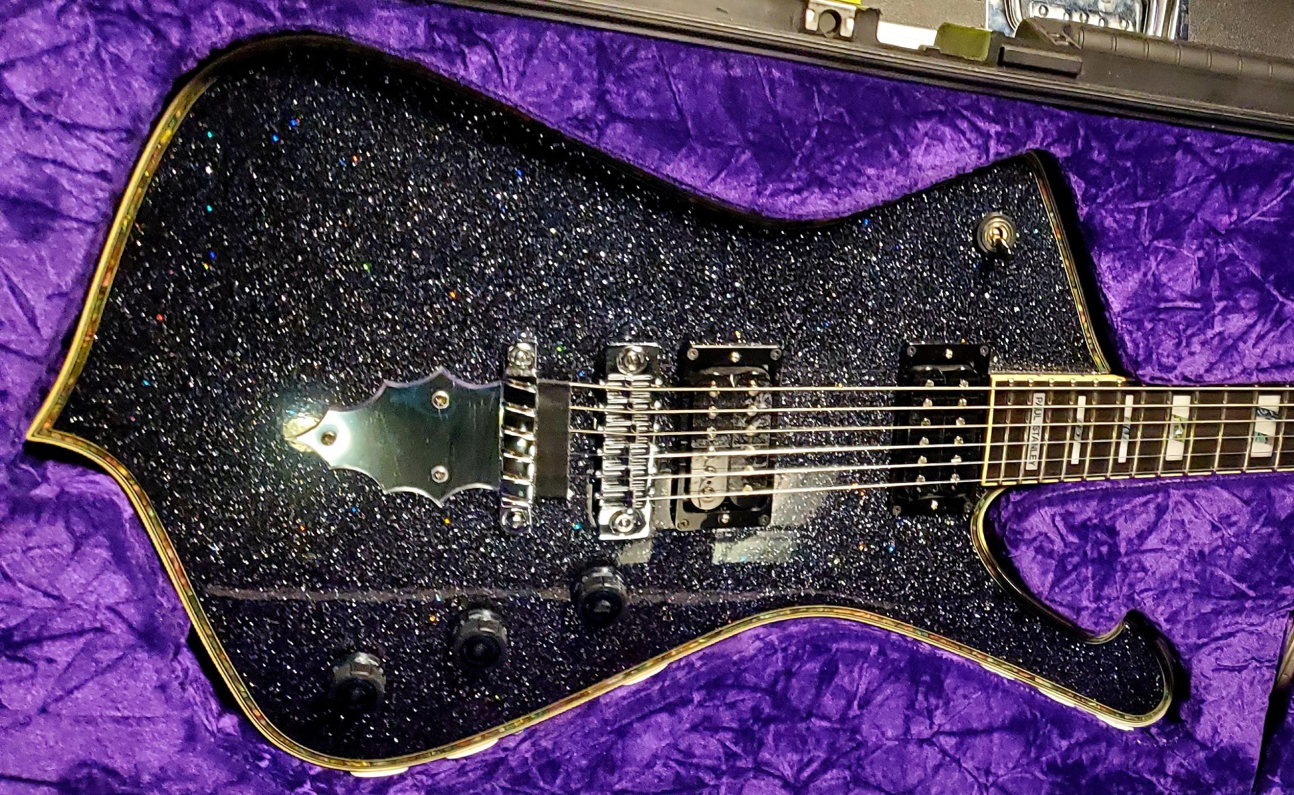 Guitar/Bass Strap Purple & Gold